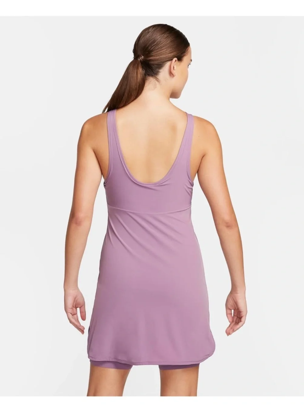 Nike Dri-FIT Bliss Women's Sleeveless Training Dress S Violet Dust